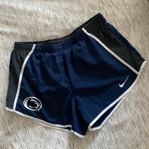 Nike | Women's Penn State Navy Dri Fit Athletic Shorts